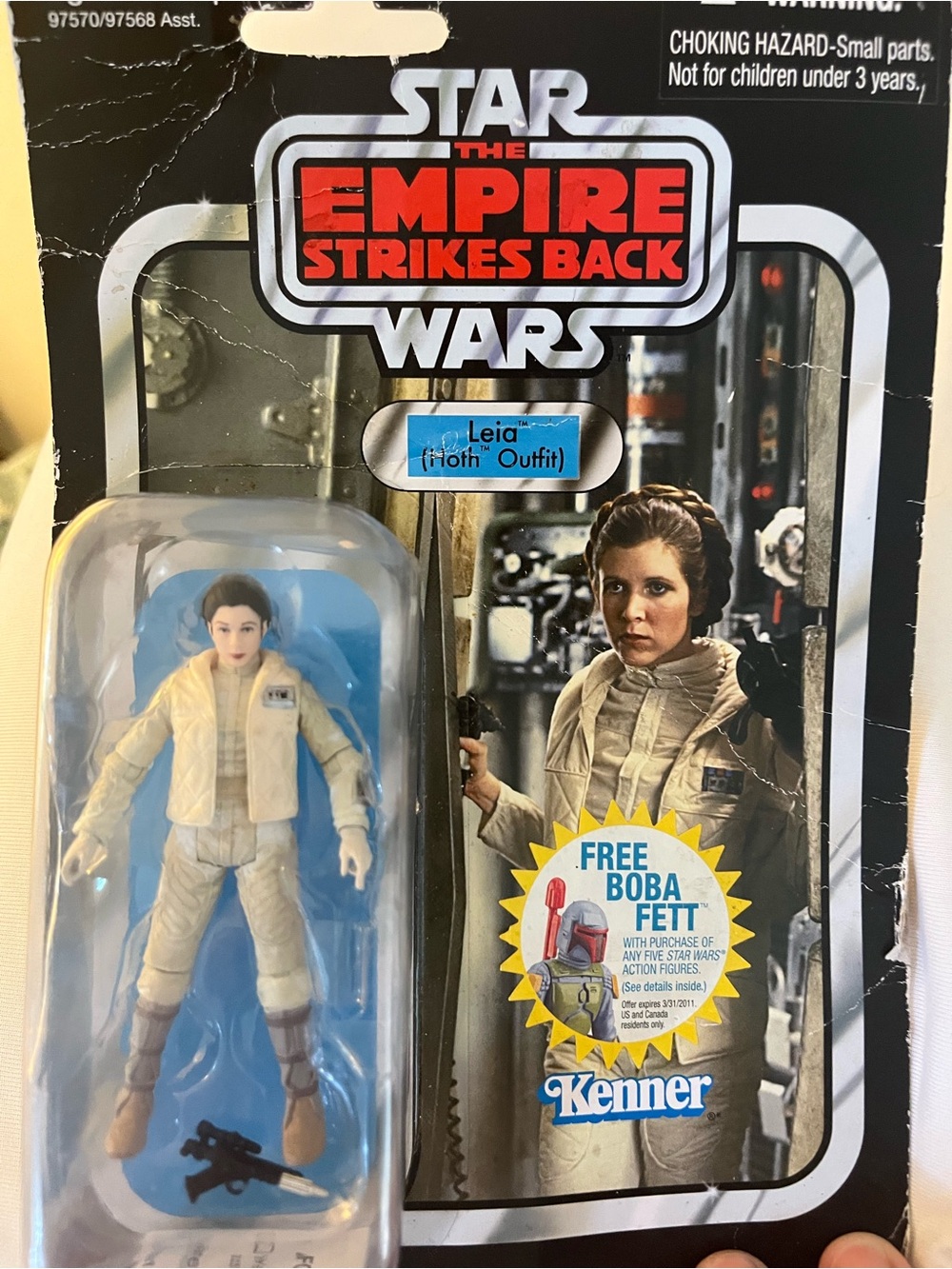 Star Wars Leia Hoth Outfit Action Figure Modern vintage collectible in box 2010